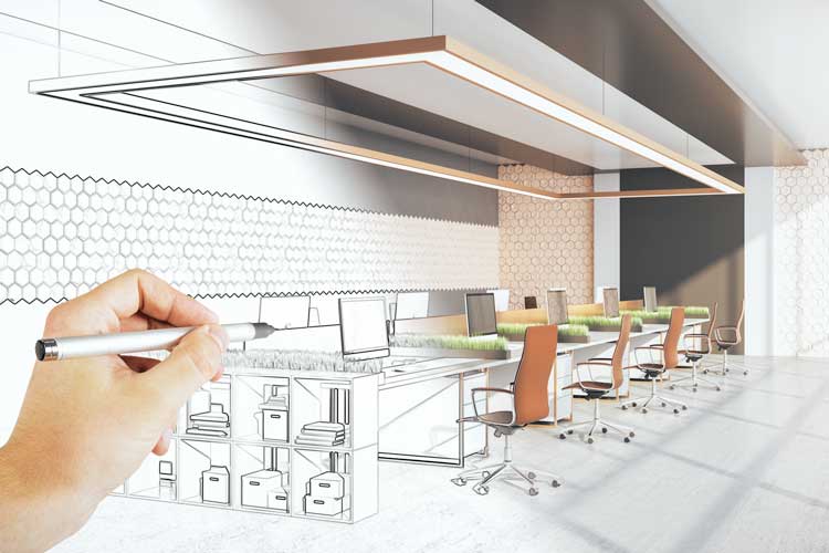 How much office space
