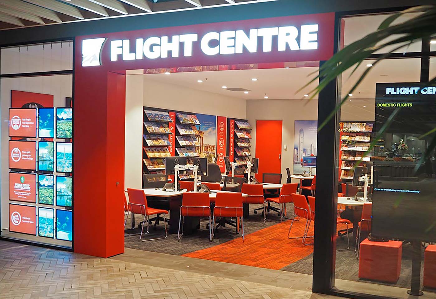 flight centre shopfitting