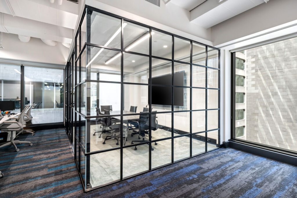 Boardroom glass walls