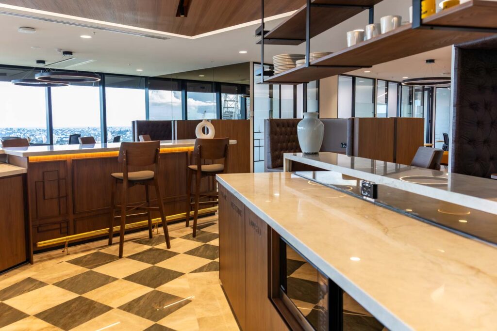 serviced office kitchen fitout