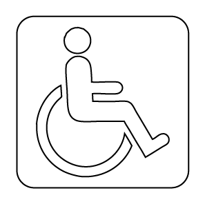 wheelchair access symbol
